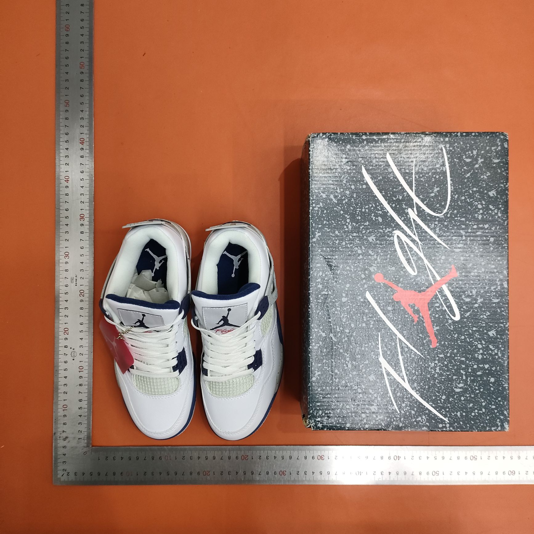 AJ4 Basketball Black Cat White Olio University Blue White Cement Black Red Thunder Joe Sports Shoes