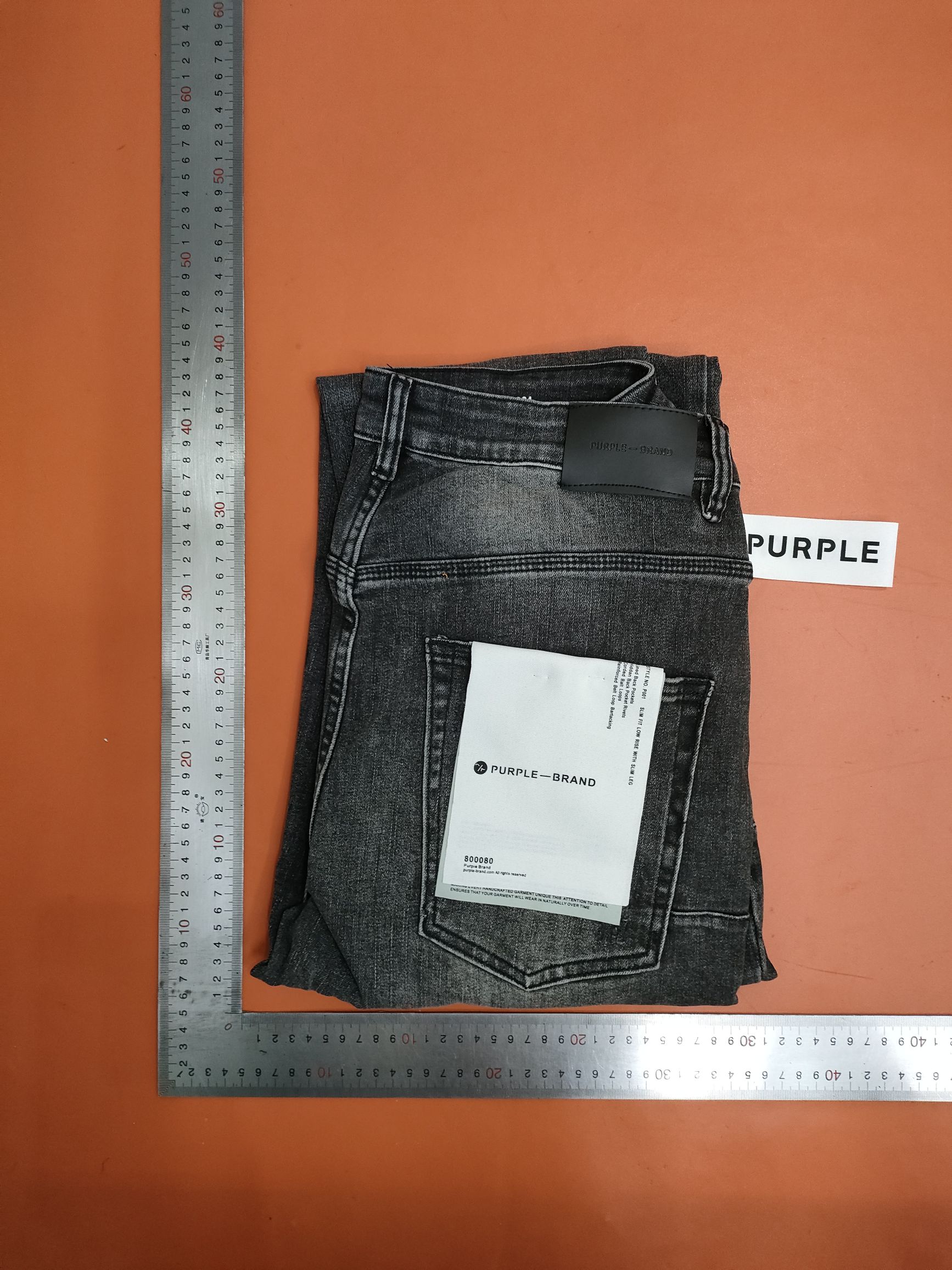 Cross-border Europe and America Purple Brand jeans and jeans washed up for old, old, old, rag-and-blank.