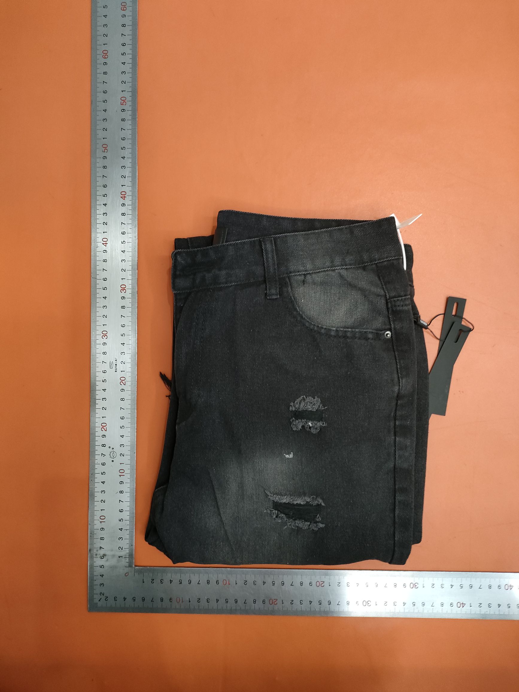 Cross-border foreign trade, purple-high-street patches, retrospect-barrel-m jeans, man.