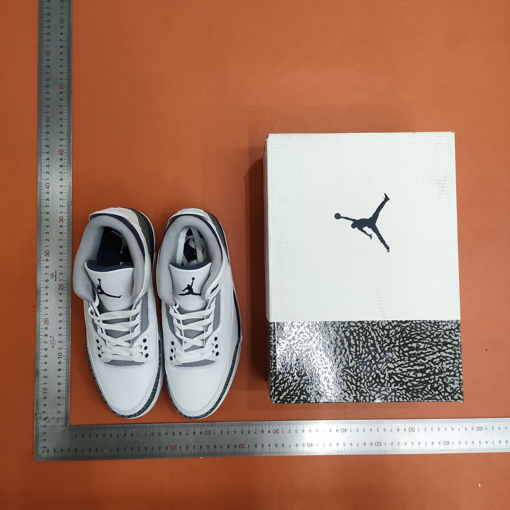 Aj3-shoes, aj3-pure-shoe-toe-toe-toe-head oxen-skin, male and female-basketball shoes, Joe 3-white-cement-cement sneakers