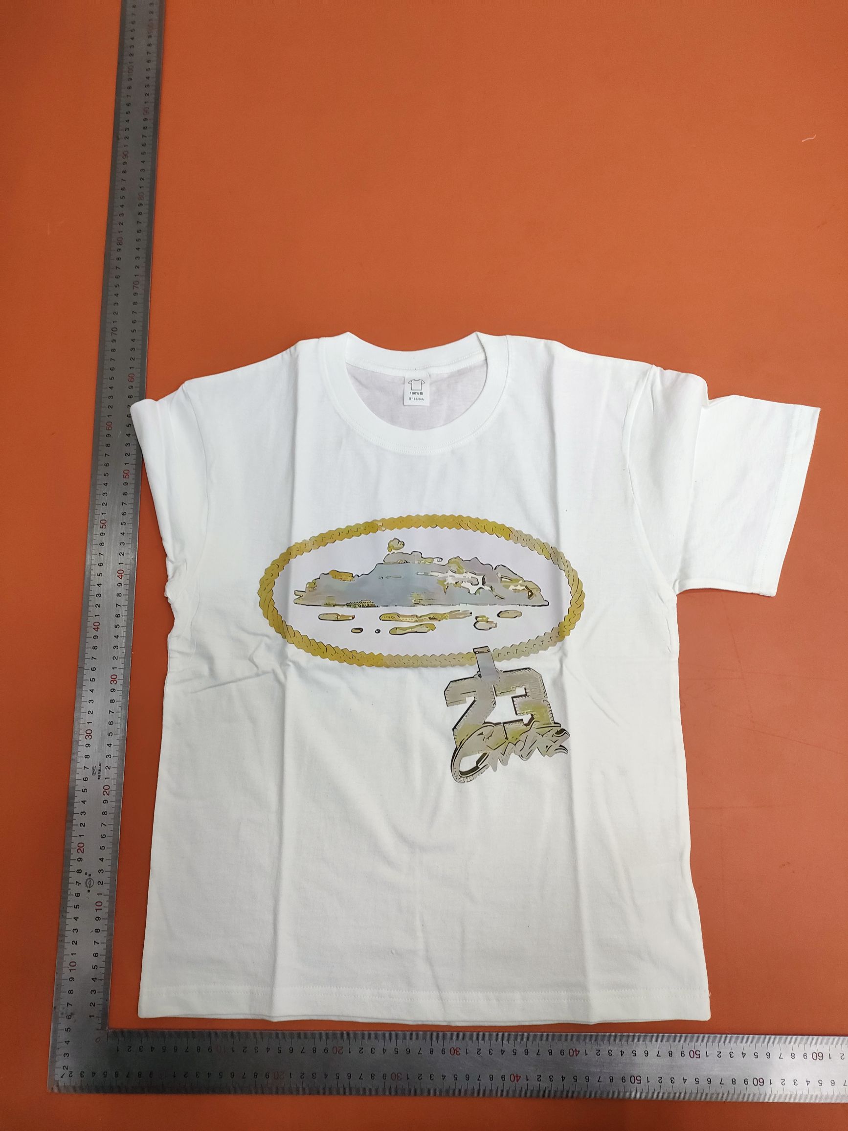 Foreign trade distribution of short-sleeve capteiz phantom letter Logo printing T-shirts
